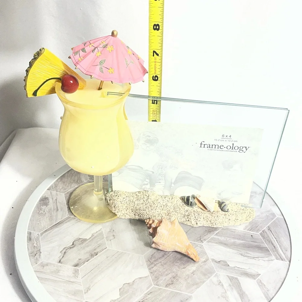 Frameology Piña Colada Photo Frame 6x4 Martini Cocktail Bar Decor Vintage